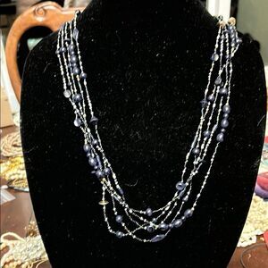 Elegant Multi-Strand Beaded Necklace